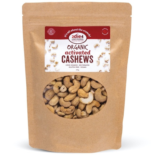 2die4 Activated Org Cashew Nuts 120gm