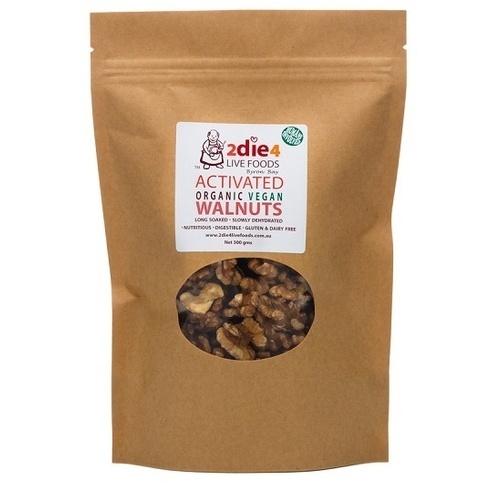 2Die4 Activated Org Vegan Walnuts 300g