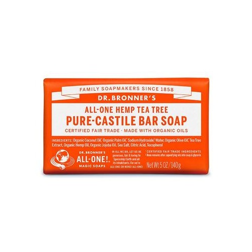 Dr Bronner's Castile Bar Soaps 140gm Tea Tree