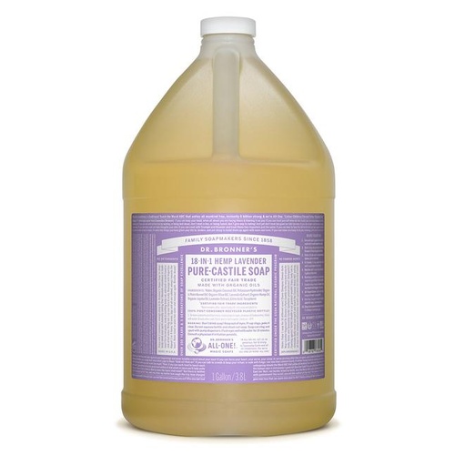 Dr Bronner's Castile Liquid Soap 3.78ltr Lavender