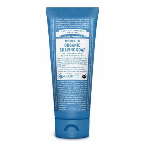 Dr Bronner's Shaving Gel 207ml Baby Unscented