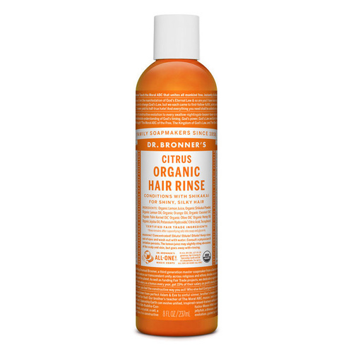 Dr Bronner's Hair Conditioning Rinse 237ml Citrus