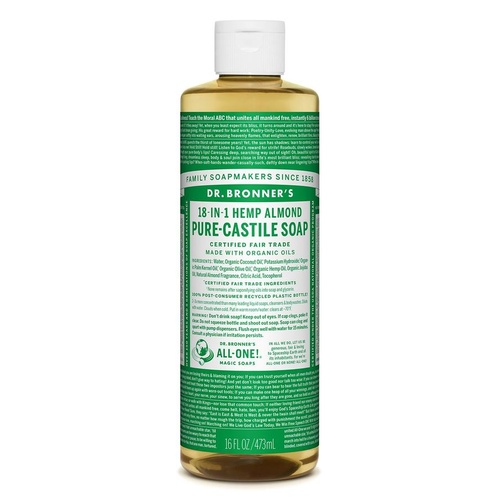 Dr Bronner's Liquid Castile Soap Almond 473ml