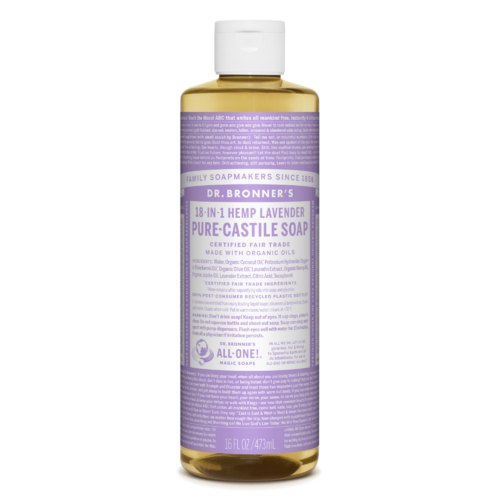 Dr Bronner's Liquid Castile Soap Lavender 473ml