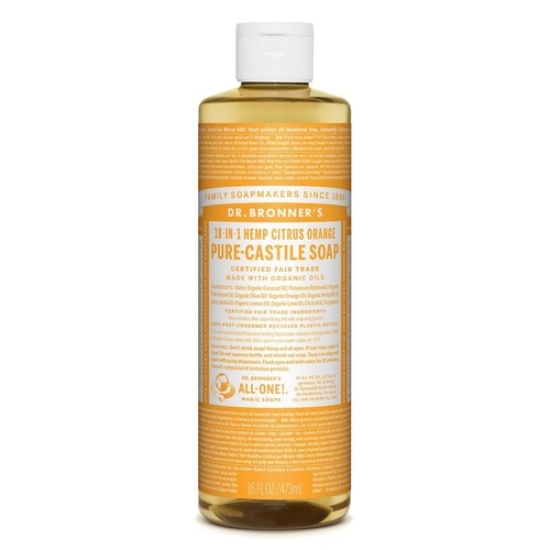 Dr Bronner's Liquid Castile Soap Citrus 473ml