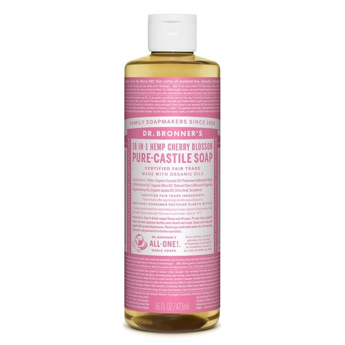 Dr Bronner's Liquid Castile Soap Cherry Blossom 473ml