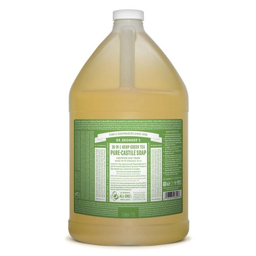 Dr Bronner's Pure-Castile Liquid Soap Green Tea 3.78ltr