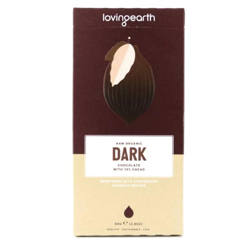 Loving Earth Chocolate Dark 80gm