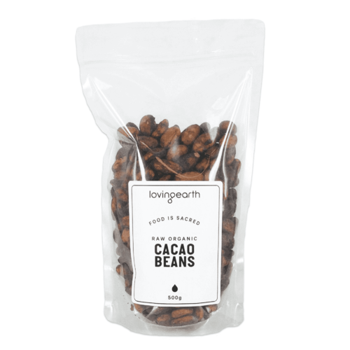 Loving Earth Cacao Beans 500gm