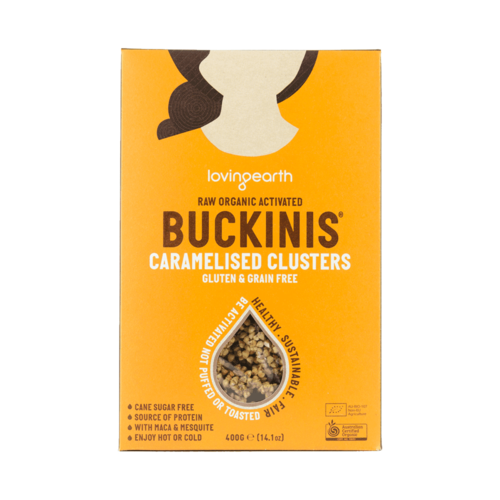 Loving Earth Buckinis Caramelised Clusters 400gm