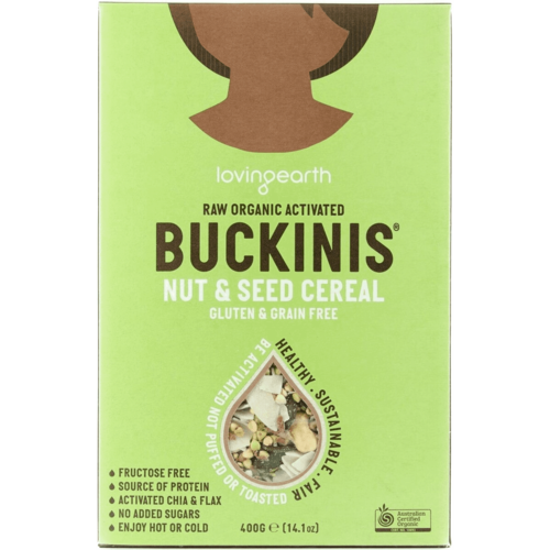 Loving Earth Buckinis Nut & Seed Cereal 400gm