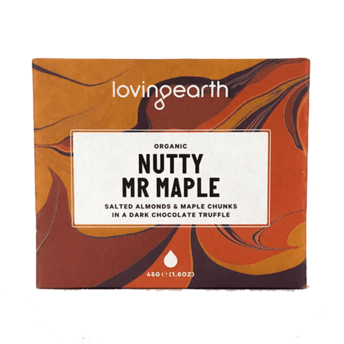 Loving Earth Nutty Mr Maple Choc Bar 45g