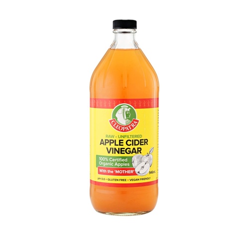 Cleopatra's Cert Org Apple Cider Vinegar 946ml