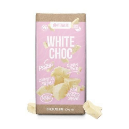 Vitawerx White Choc Bars 100g