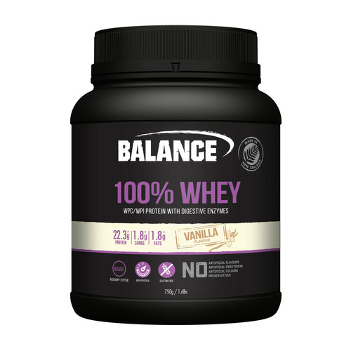 BAL 100% Whey Natural Van 750gm