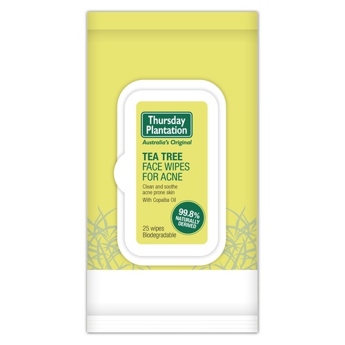 Thursday Plantation Tea Tree Face Wipes for Acne