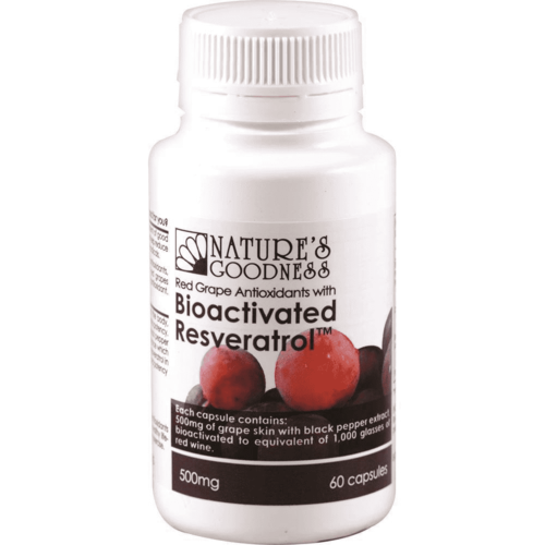 Nature's Goodness Bioactivated Resveratrol 60 caps