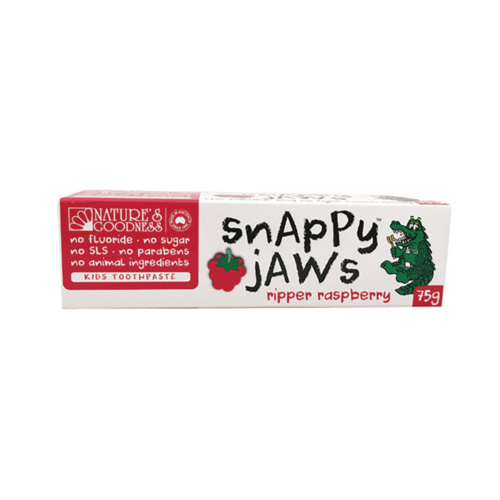 Nature's Goodness Snappy Jaws Tpaste 75g Raspberry